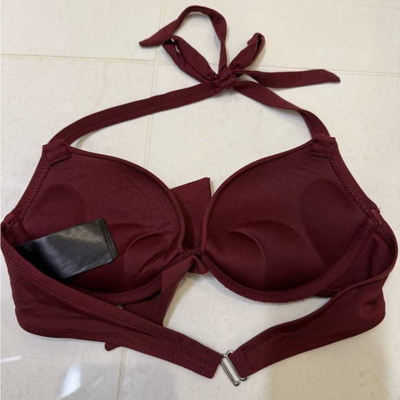 H&M Deep Red Bikini Top - Picture 3 of 4